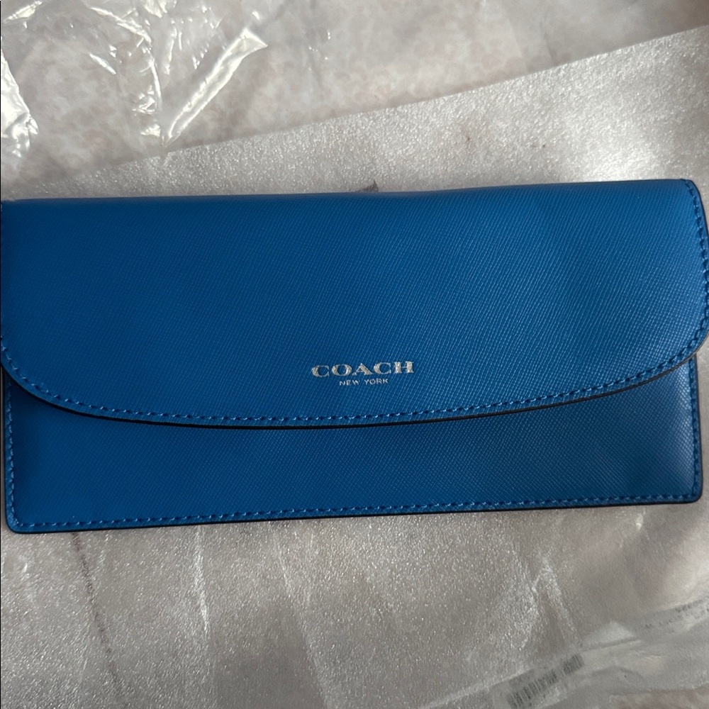 Coach Cerulean Fold Wallet NWT
